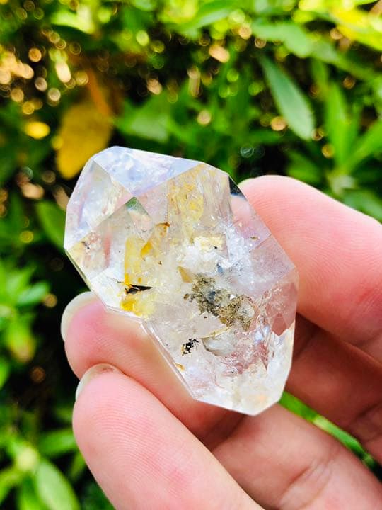 天然石ハーキマーダイヤモンド原石 置物 素材 ルース