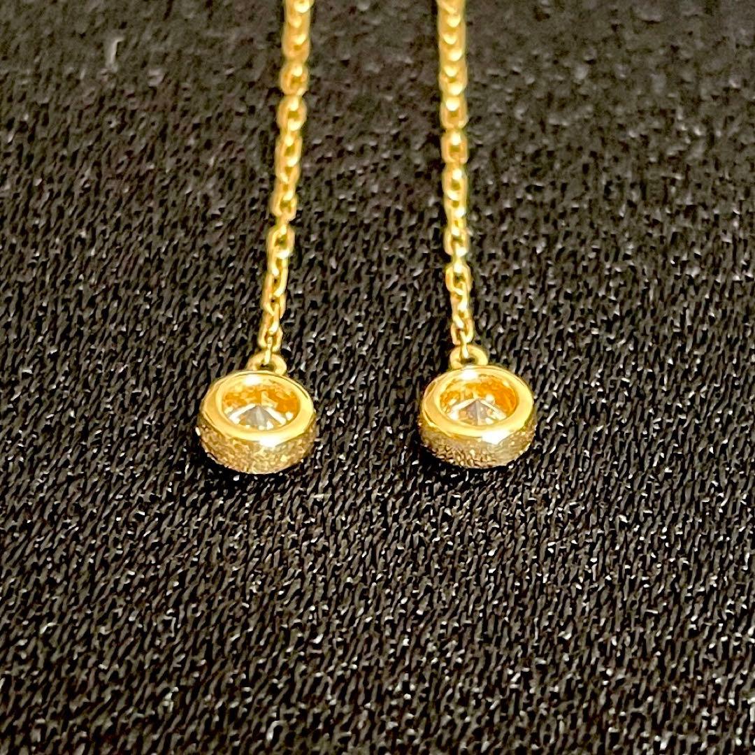 【こん】オレフィーチェ　ジェメリ　ピアス　アメリカンピアス　一粒ダイヤ