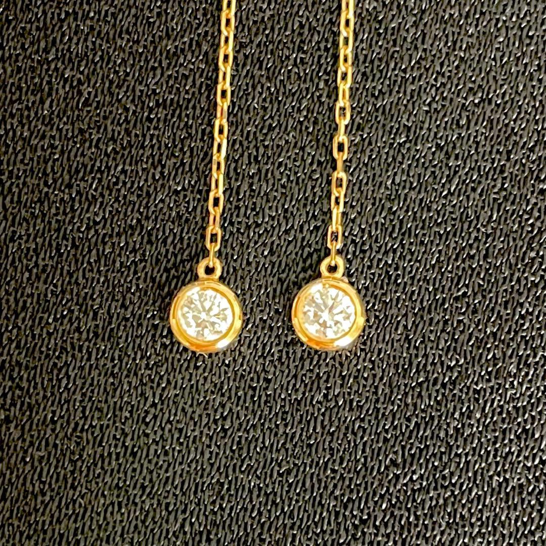 【こん】オレフィーチェ　ジェメリ　ピアス　アメリカンピアス　一粒ダイヤ