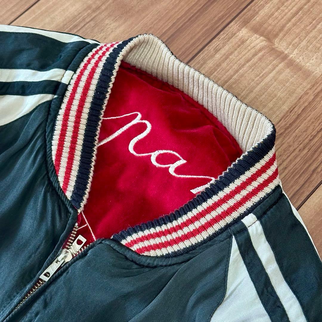 【超希少品】CROPPED HEADS スカル スカジャン vintage 古着