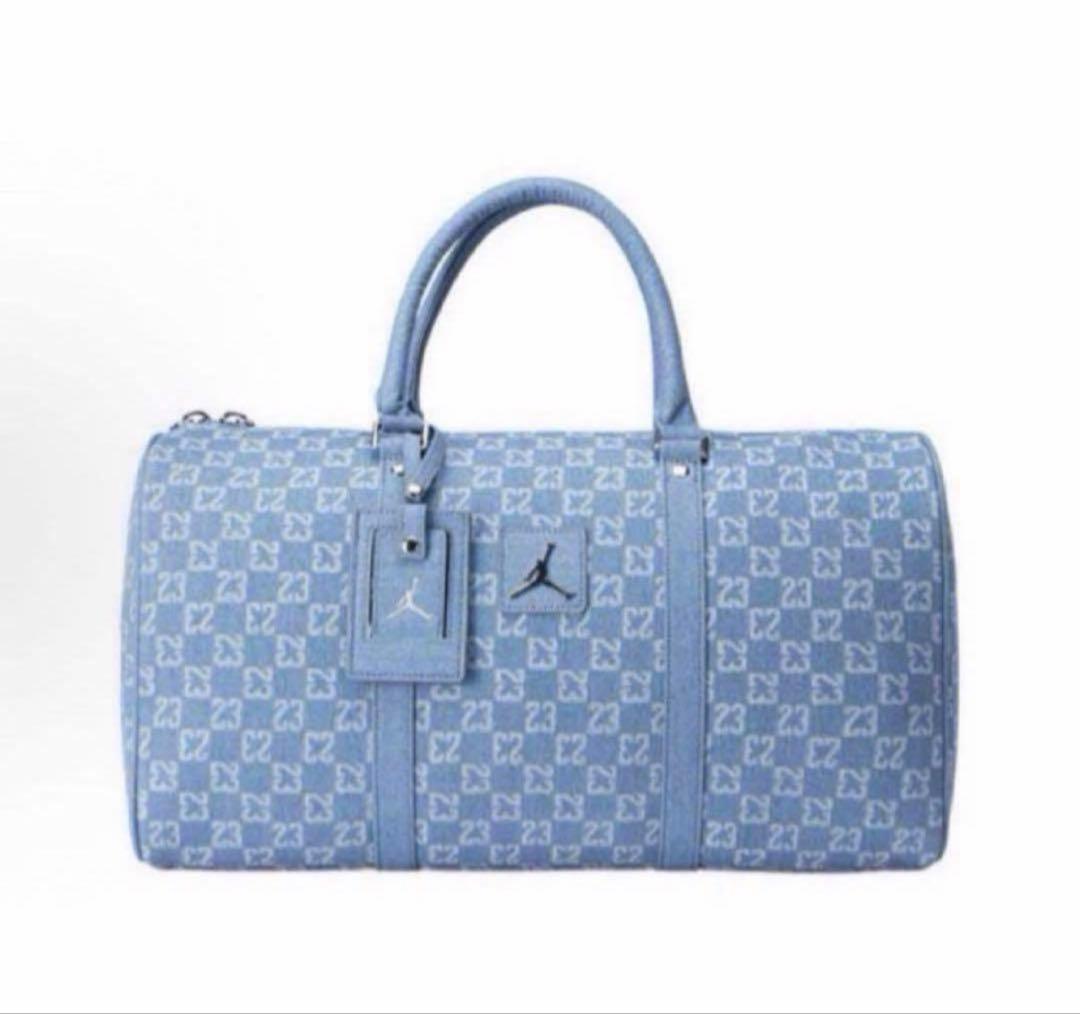 新品ジョーダン ライトブルー ダッフルバッグ