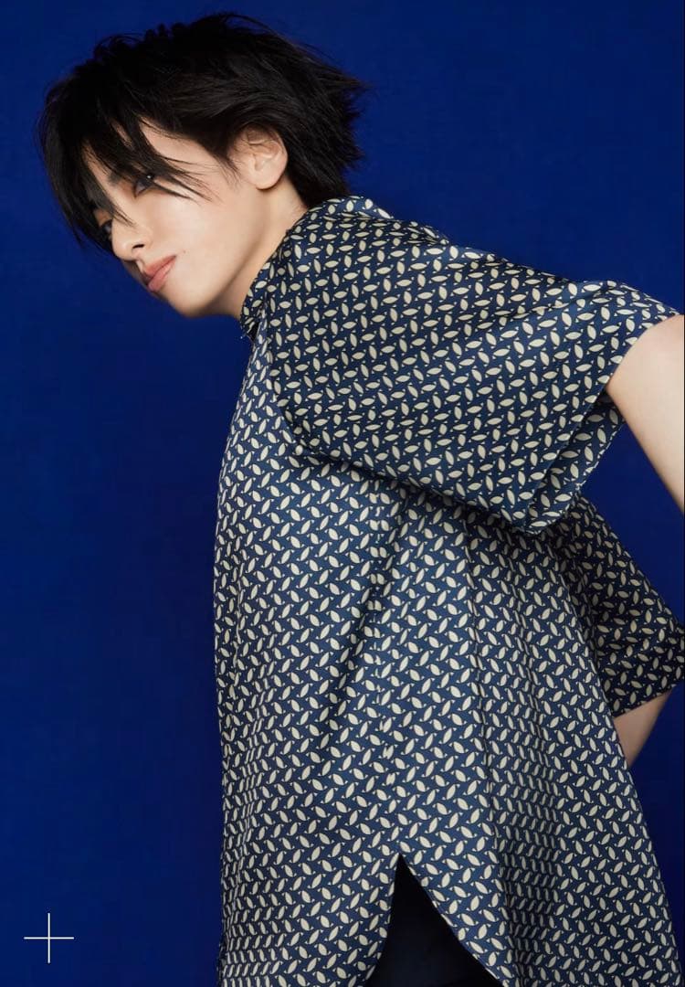 JOSEPH ジョゼフ　ベルベルプリントシャツ　柚香光着用