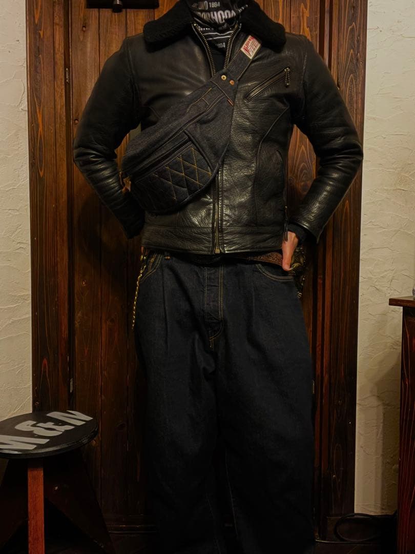 ONE-PIECE OF ROCK ショルダーバッグ WW2デニム完売品