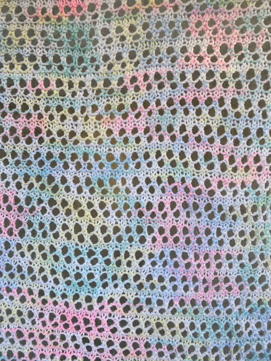 古着 ビンテージ 80s ケアベア グラニー ブランケット キャンプ ラグ 敷物