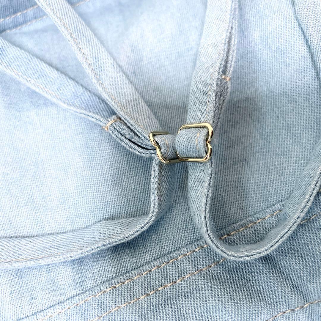 新品タグ付き LOULOU WILLOUGHBY エコデニムサロペット