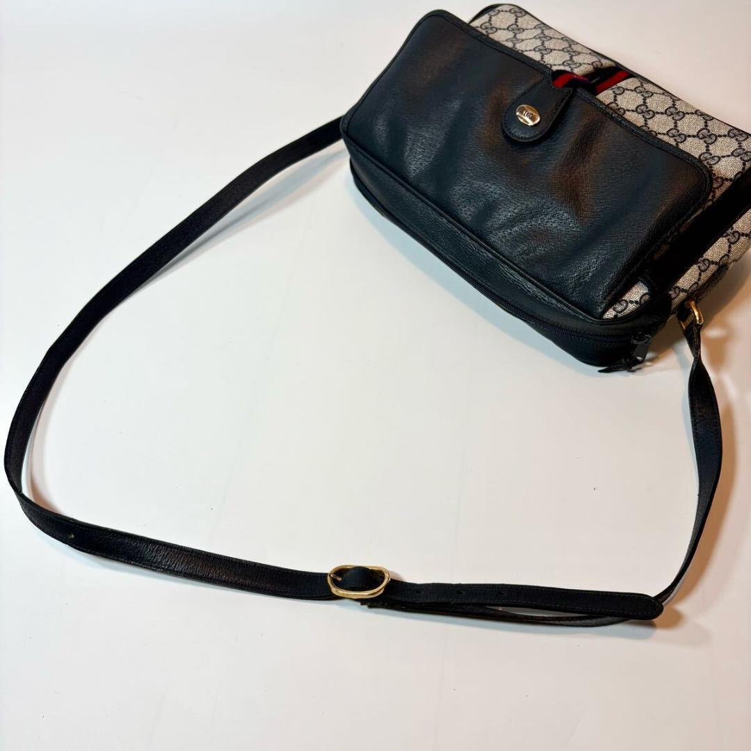 希少●美品●GUCCI グッチ ショルダーバッグ メッセンジャー GGスプリーム