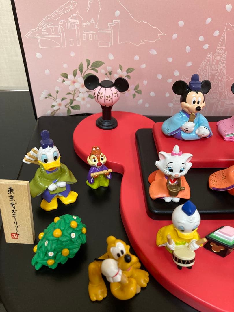 ディズニーひな人形セット　東京ディズニーリゾート雛人形　フィギュア　ひな祭り