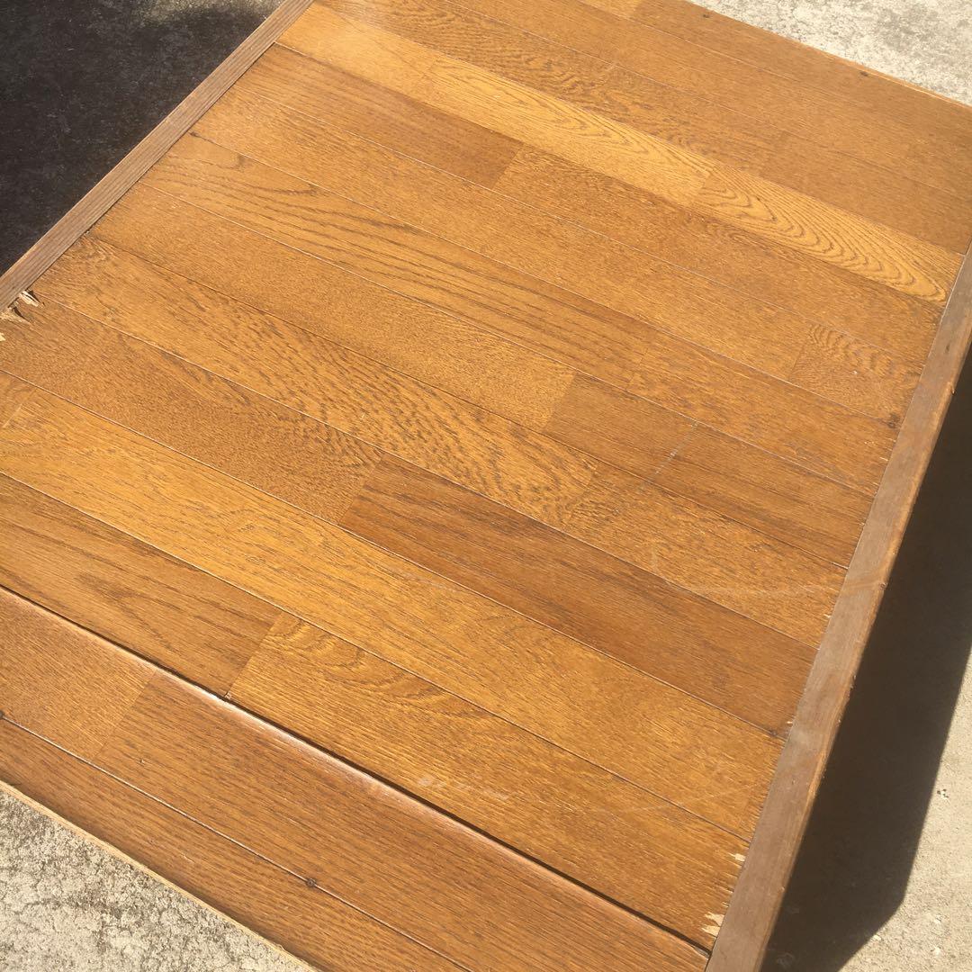 ローテーブル　センターテーブル　シャビー　縁台　飾り台　ステップ　縁側踏み台