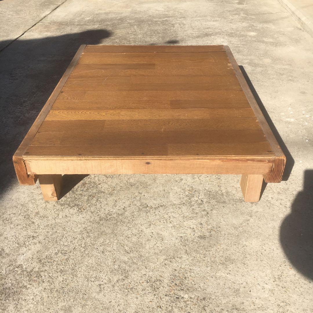 ローテーブル　センターテーブル　シャビー　縁台　飾り台　ステップ　縁側踏み台