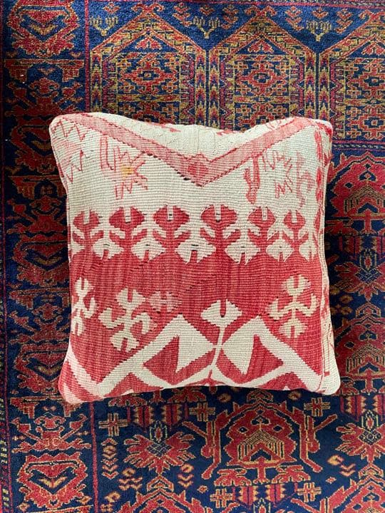 両面オールドキリム クッションカバー アンティーク