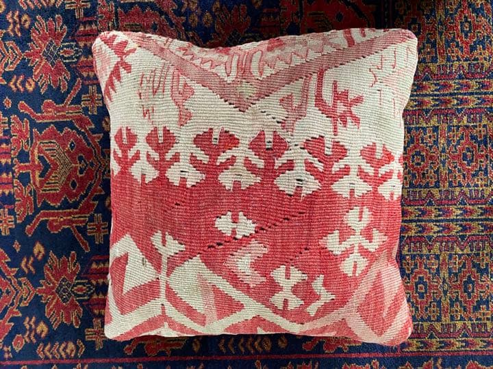 両面オールドキリム クッションカバー アンティーク