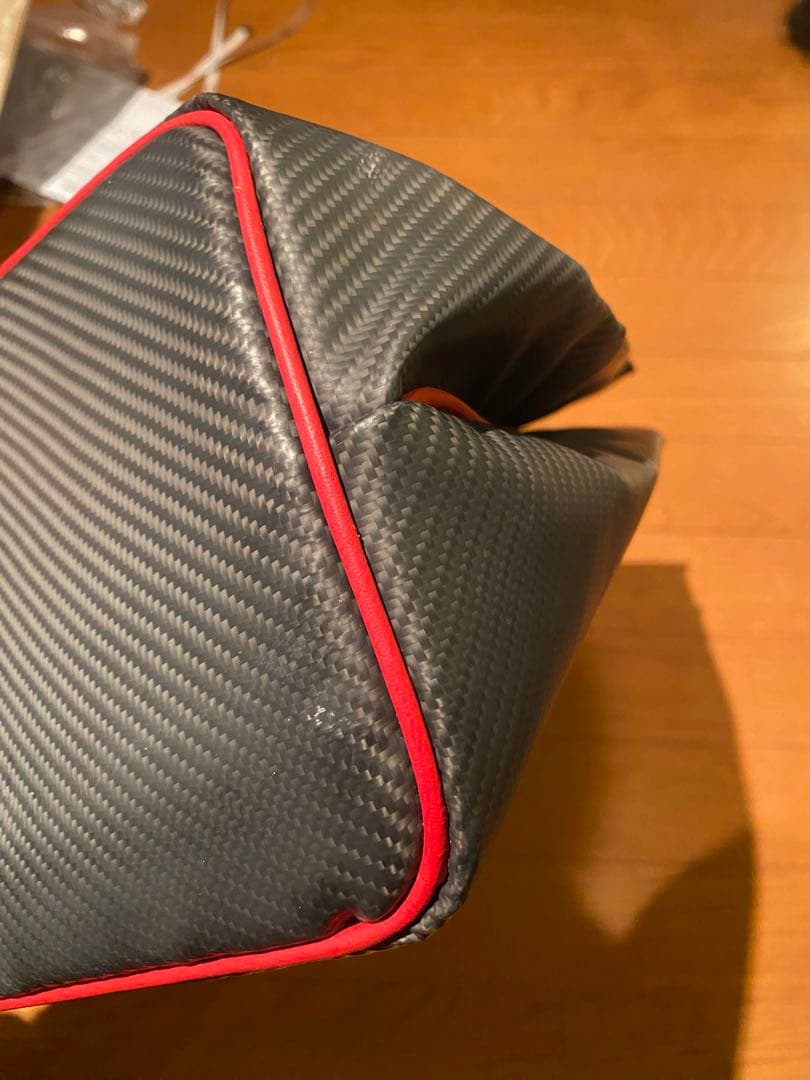 限定モデル　テクノモンスター　トートバッグ カーボンファイバー カーフレザー