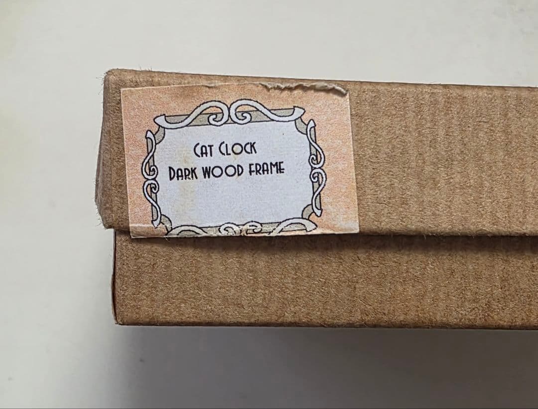★猫シルエット アンティーク掛時計 イギリス製★
