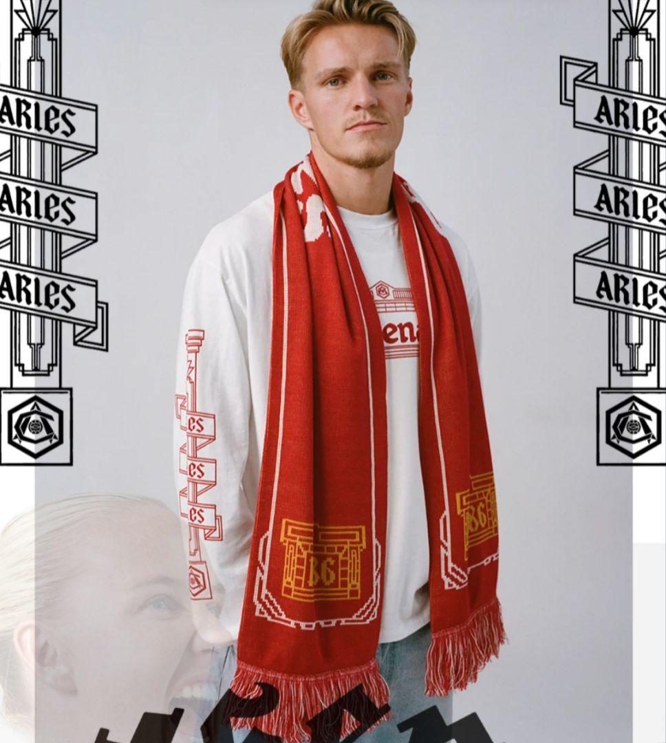 【新品】arsenal aries column logo scarf