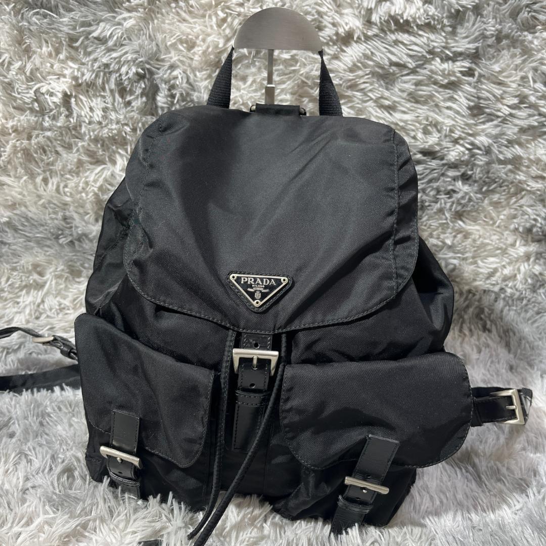 [大人気]　プラダ　ＰＲＡＤＡ　バックパック　リュック　三角ロゴ　ナイロン