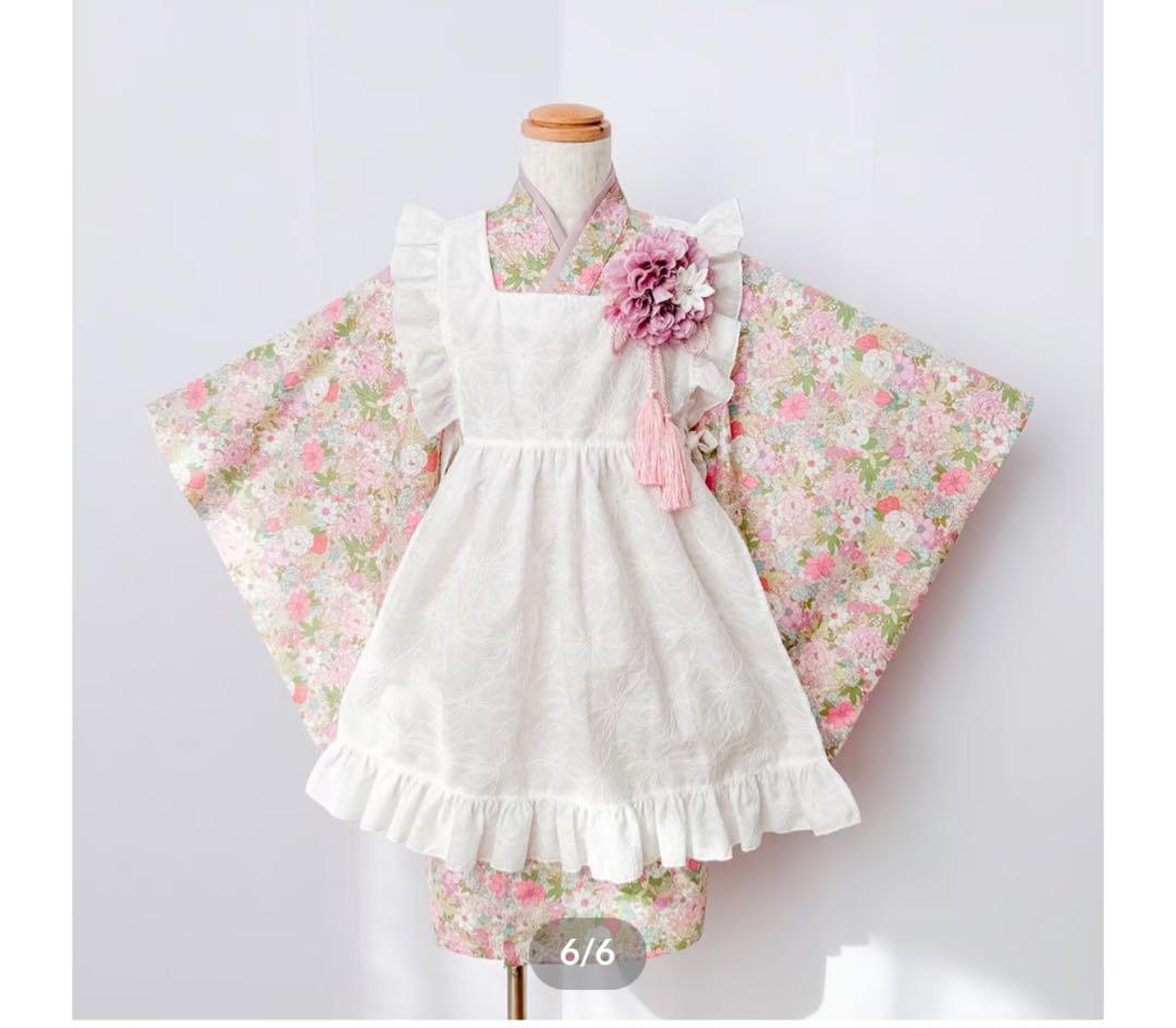 mocomocopowan 七五三　上下着物＆被布コート2種フルセット