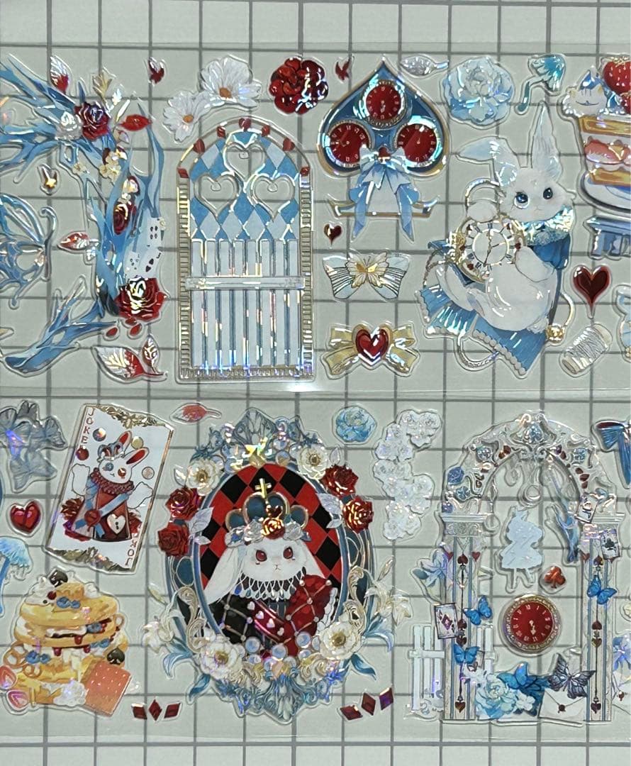 梦游仙境 シール式 海外マステ 切り売り