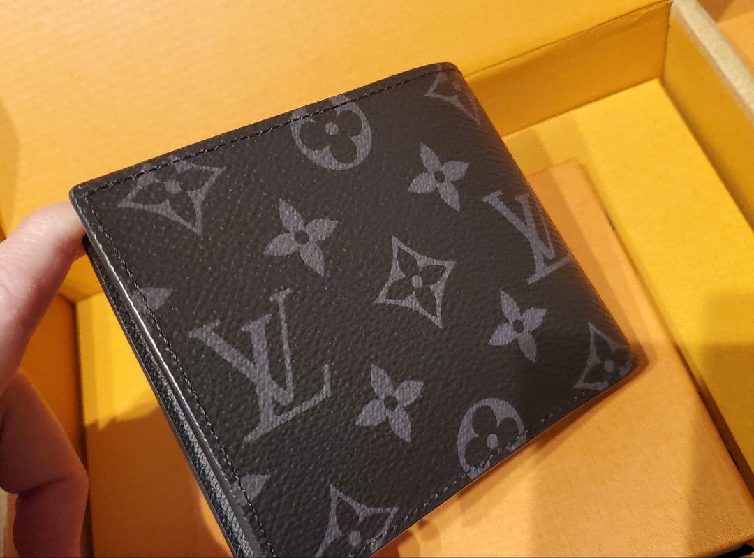 【新品・美品】 ルイヴィトン ポルトフォイユマルコ NM モノグラム エクリプス