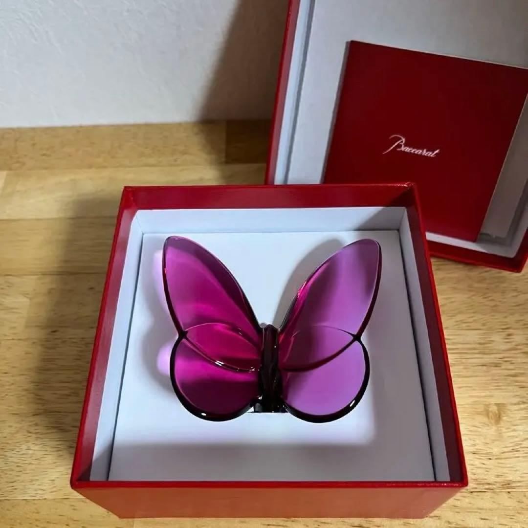 Baccarat バカラ ラッキーバタフライ ピオニー