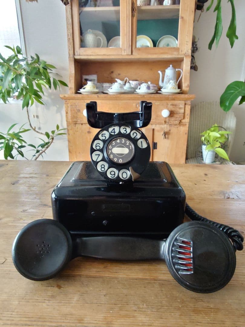 【希少】1940年代 ベル・テレフォン・カンパニー ダイヤル式黒電話