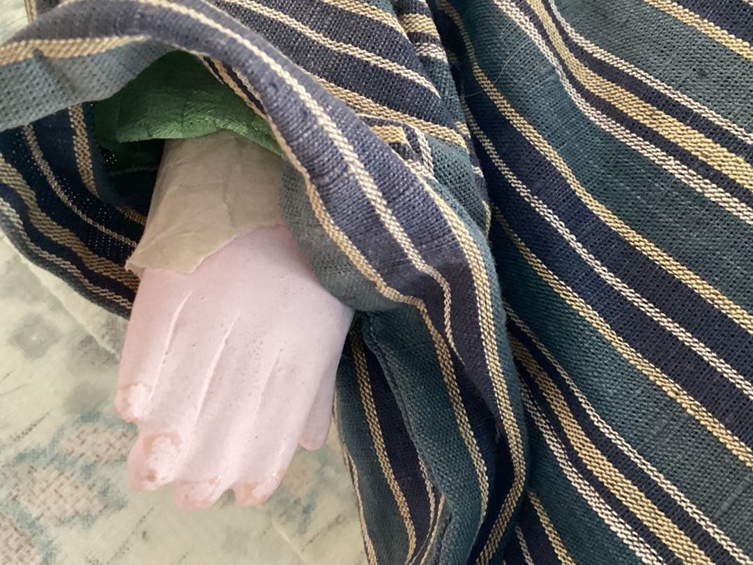 市松人形 松菊　竹取物語　抱き人形　アンティークドール　ビスクドール　40cm