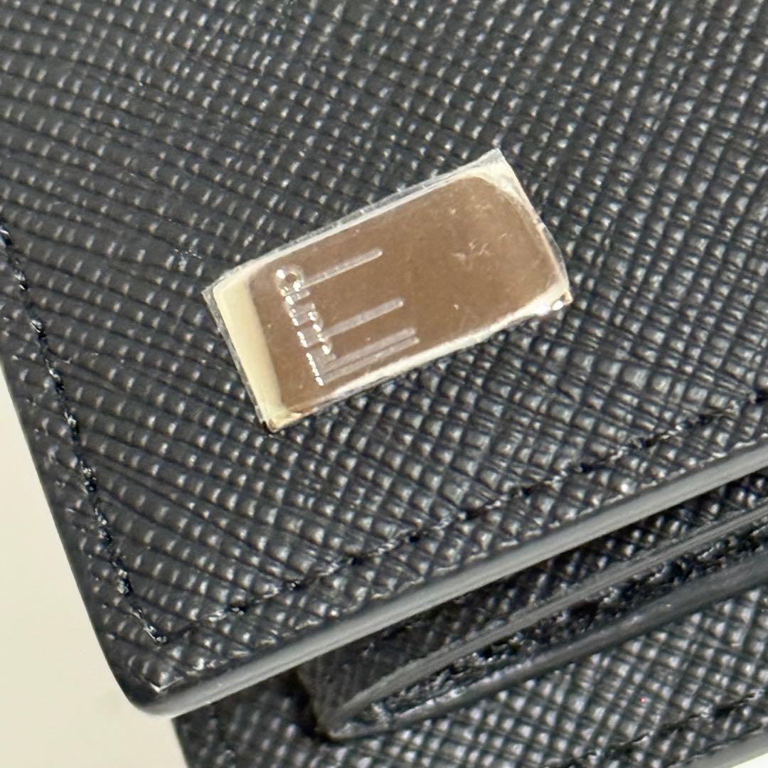 ⭐️未使用⭐️ Dunhill SIDECAR　二つ折り財布　ブラック　レザー