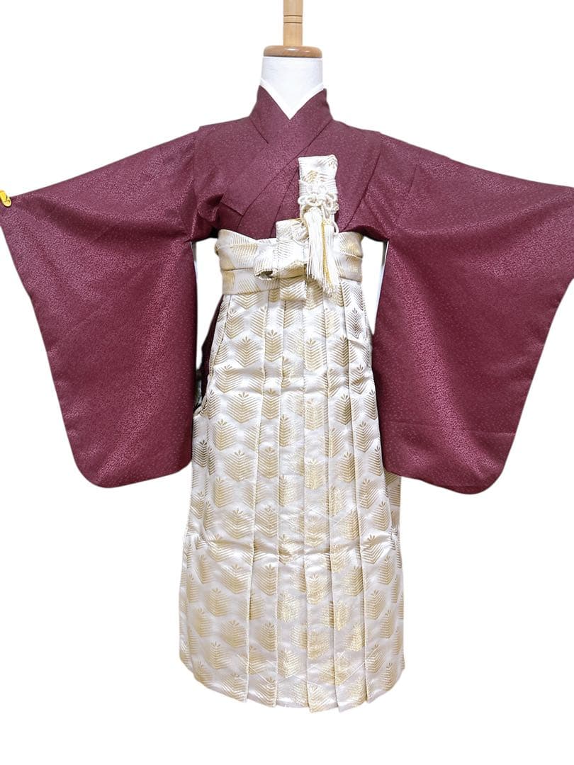 【専用出品】希少カラー♡七五三　5歳　男の子　フルセット　一式　紫　刺繍　鷹