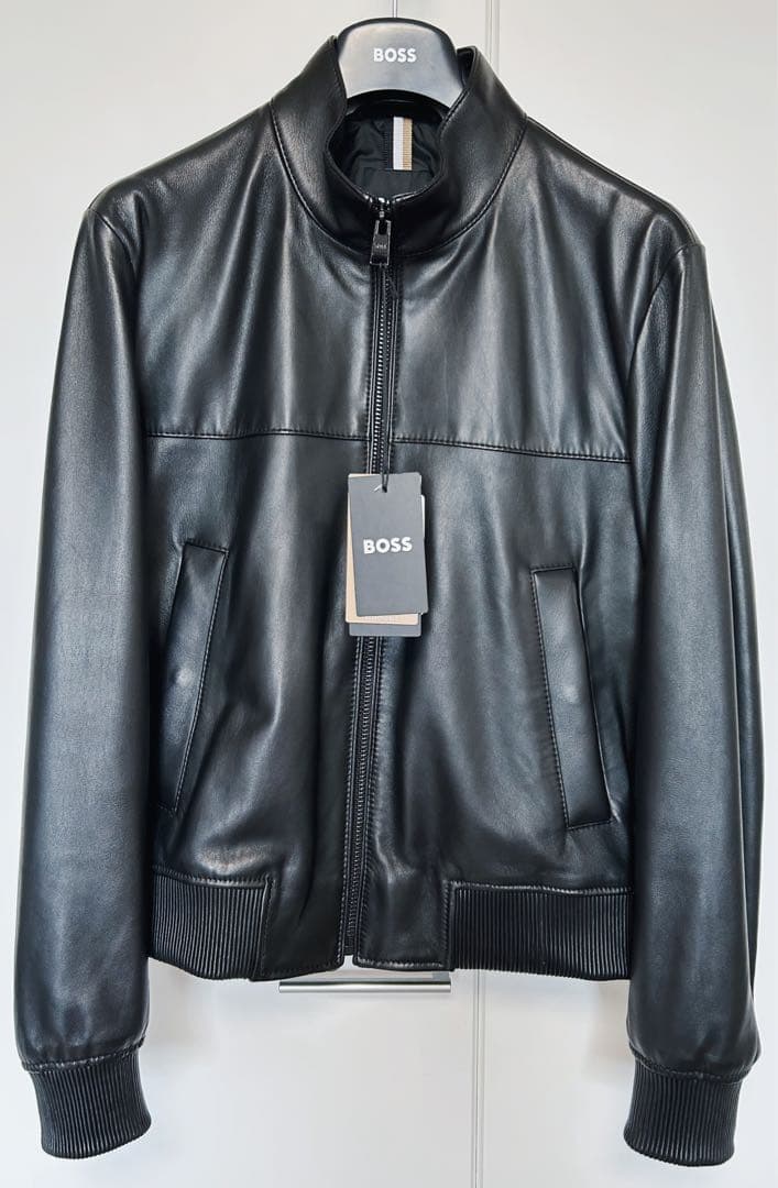 『新品タグ付』BOSS レザージャケット