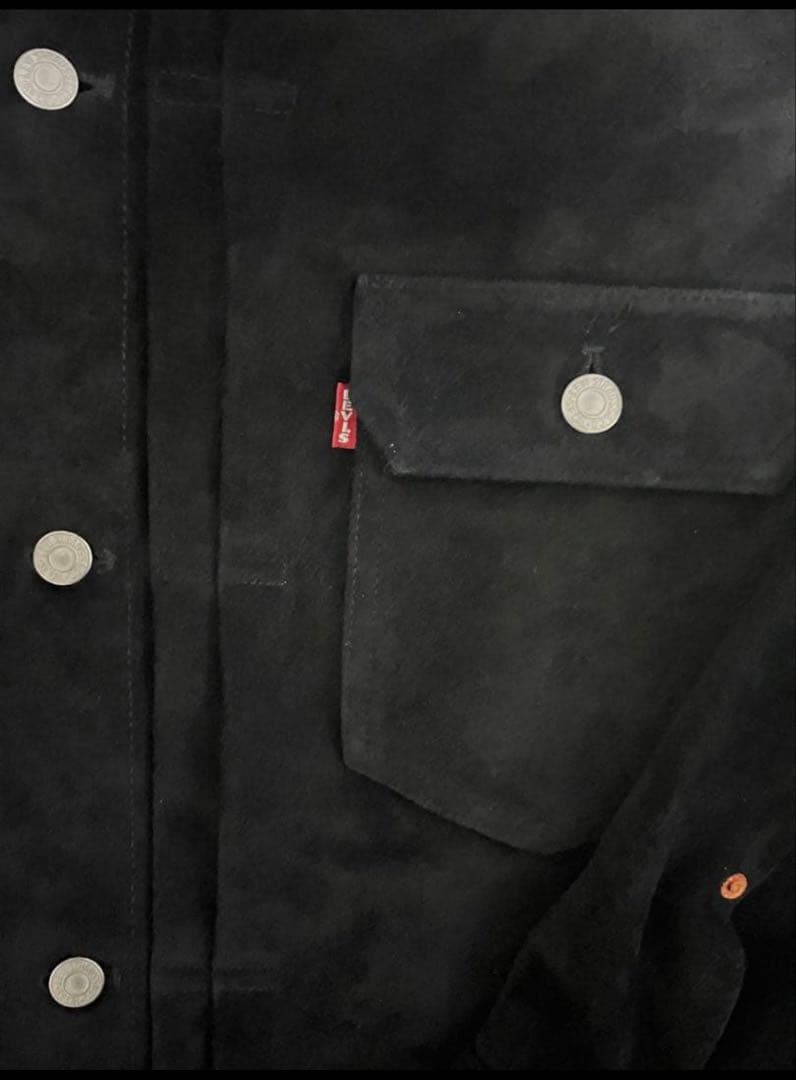 リーバイス ジャーナルスタンダード別注TYPE1スエードトラッカージャケットＭ