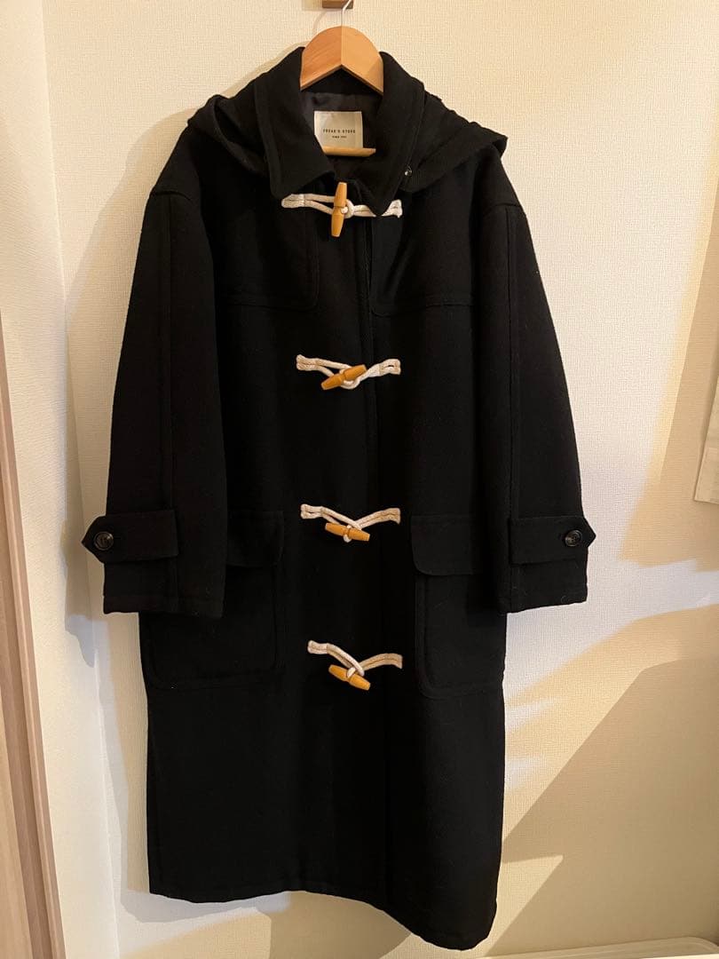 FREAK'S STORE ブラック ダッフルコート