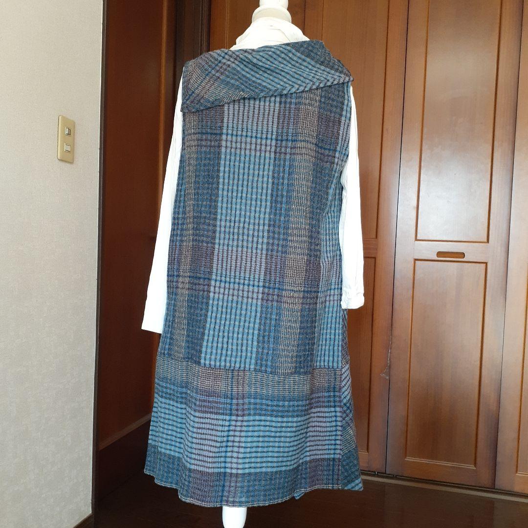 7日まで値下げ‼️センソユニコio comme io チェックワンピース未使用