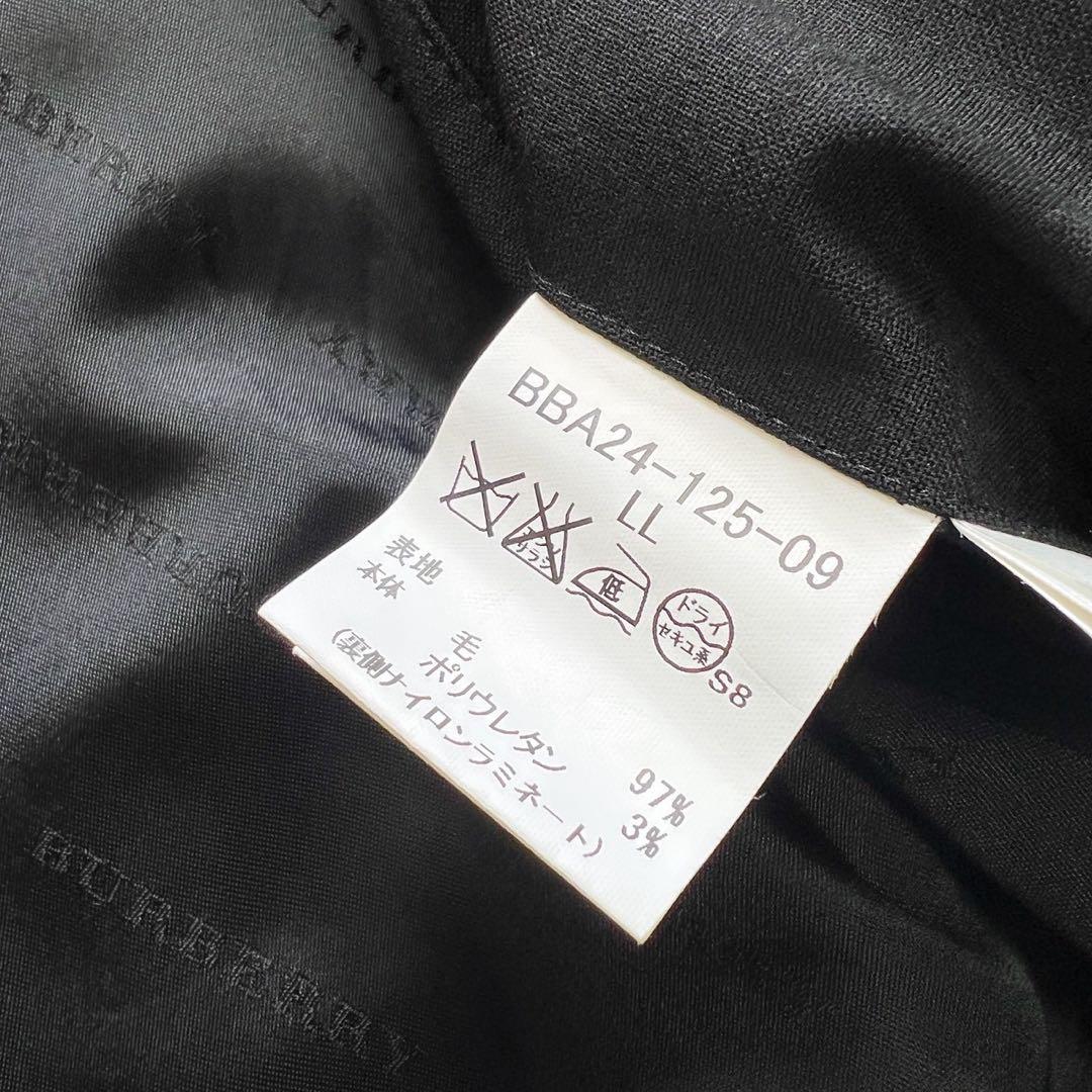 極美品　バーバリーロンドン　トレンチコート　シャドーチェック　大きいサイズLL