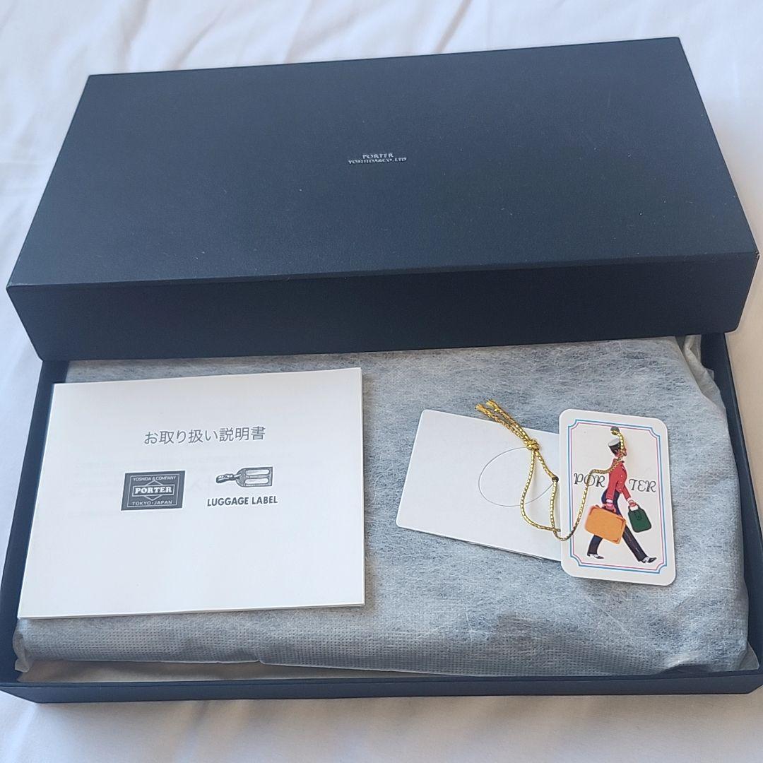 ポーター　カウンター　ラウンドファスナー長財布　ブラック　牛革×馬革　未使用