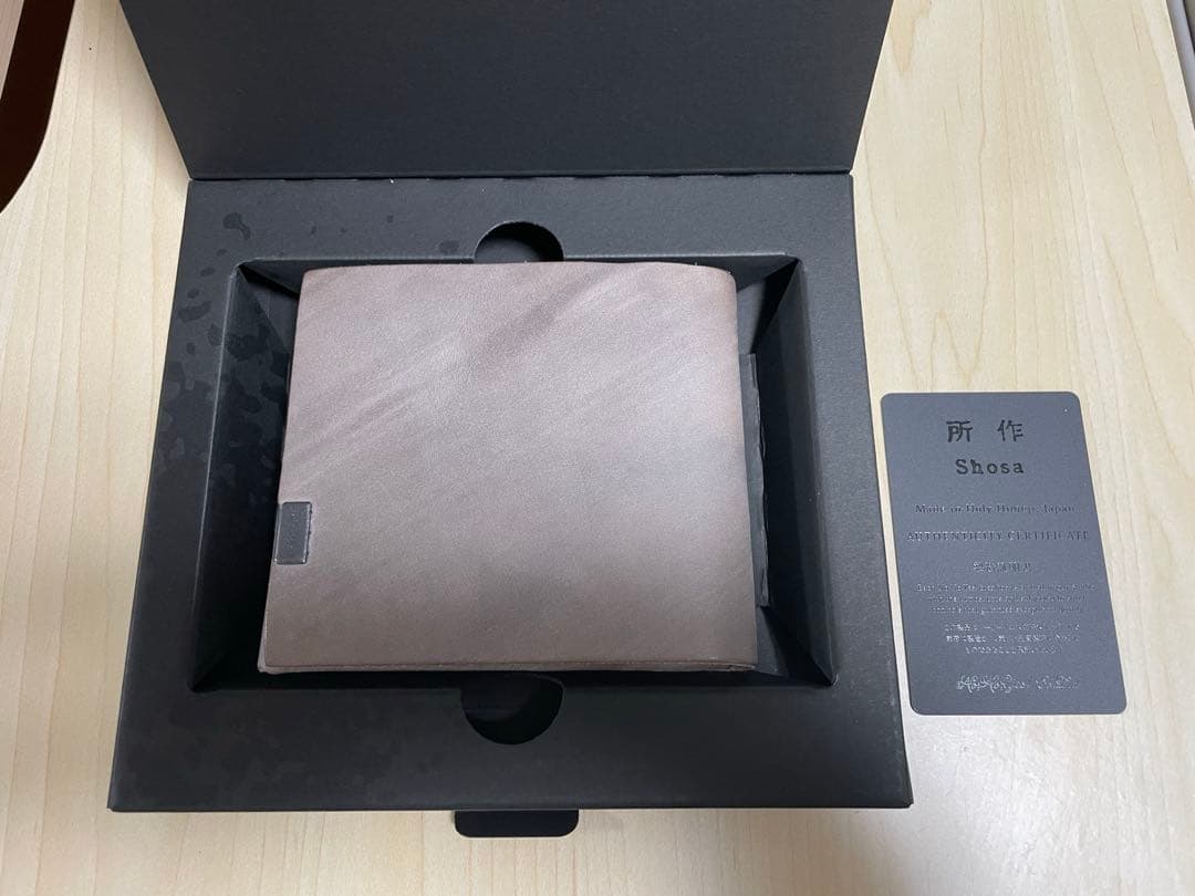 所作 ショートウォレット2.0 スモーキングレー