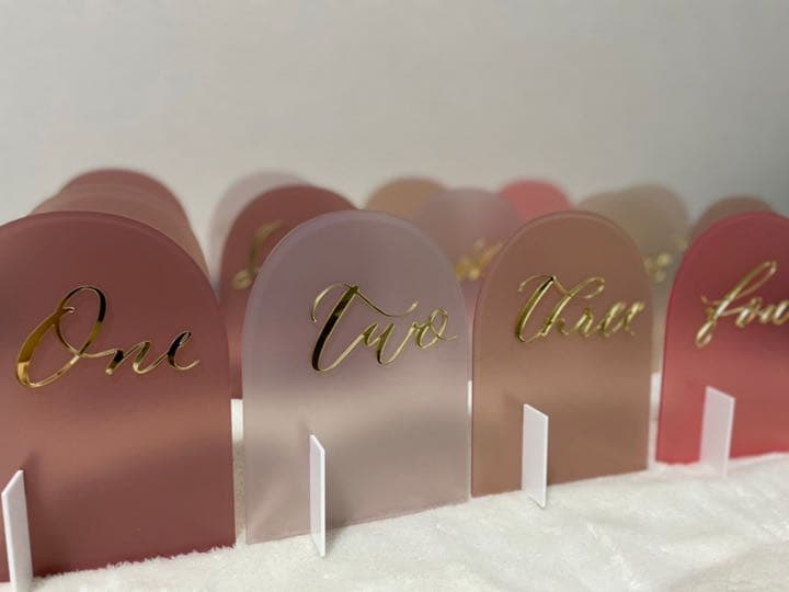 結婚式アイテム　テーブルナンバー