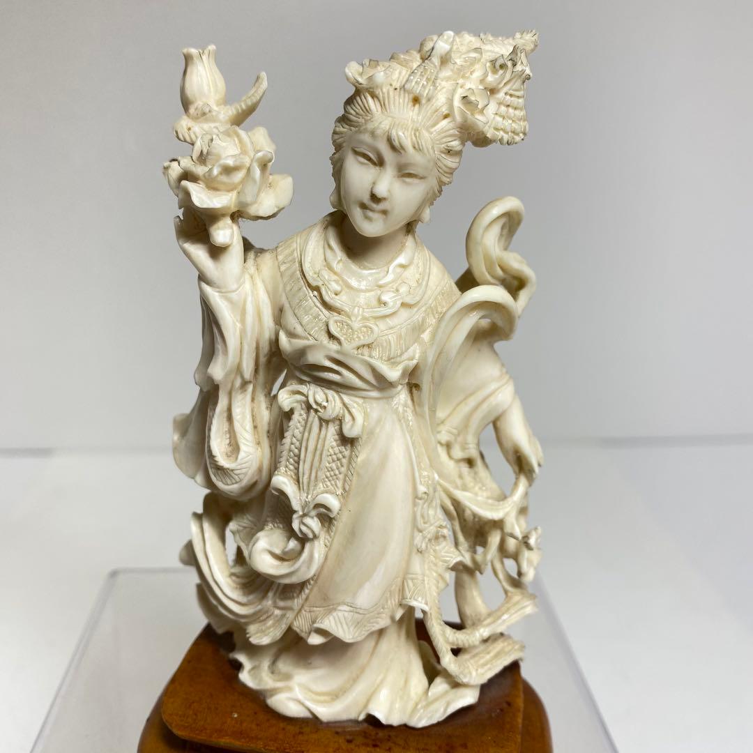 極上　天女　置物　h13.5cm/123g 東K8-0111☆2F タエチ