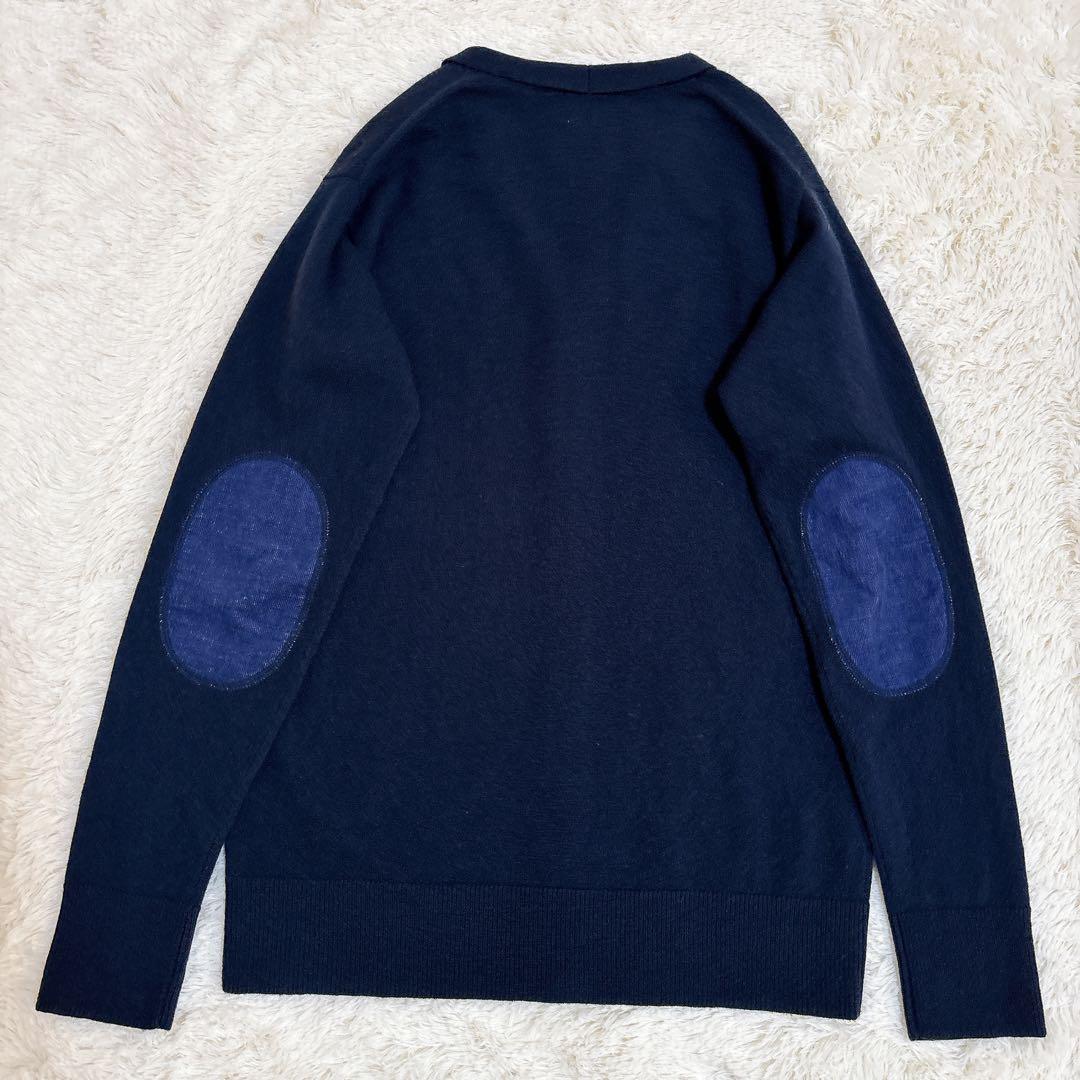 ロンハーマン 高級 カシミヤ100% カーディガン エルボーパッチ