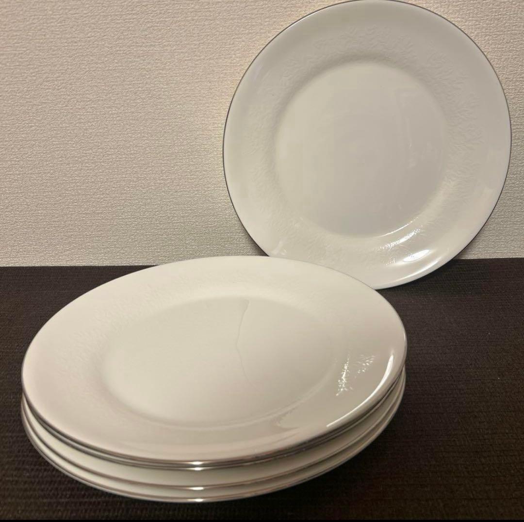 ウェッジウッド　シルバーアーミン　デザートプレート　20.5cm