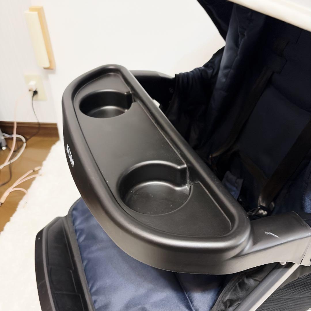 美品　カトージ　2人でゴー 縦型 スリム　2人乗りベビーカー　双子