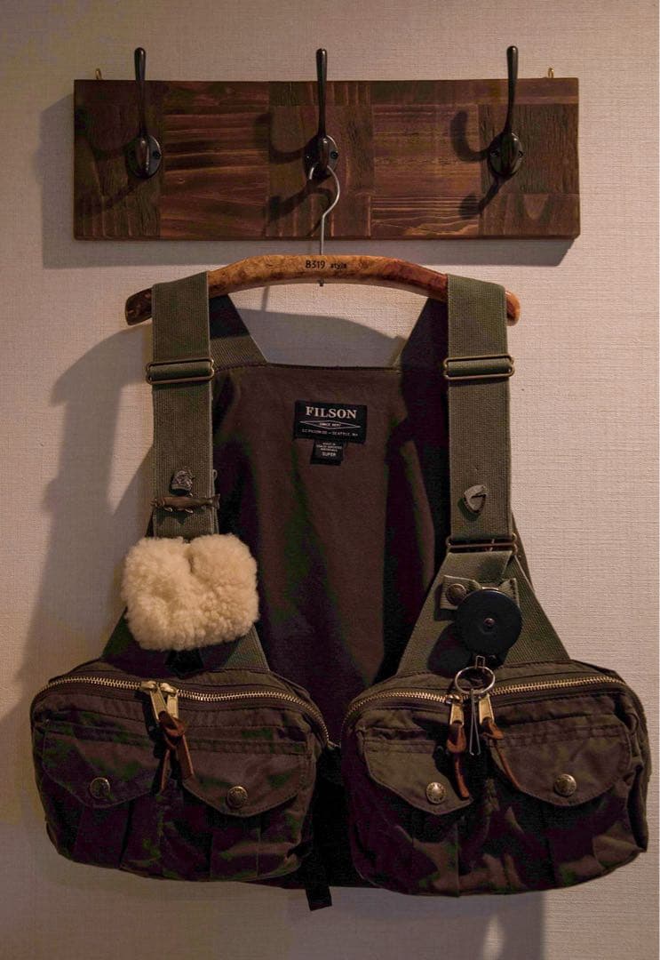 FILSON フィッシングベスト Foul Weather Fly カスケット