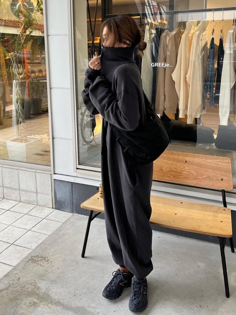 どんぴん　新品未使用☆ トゥデイフル 【スウェットジップコンビネゾン】