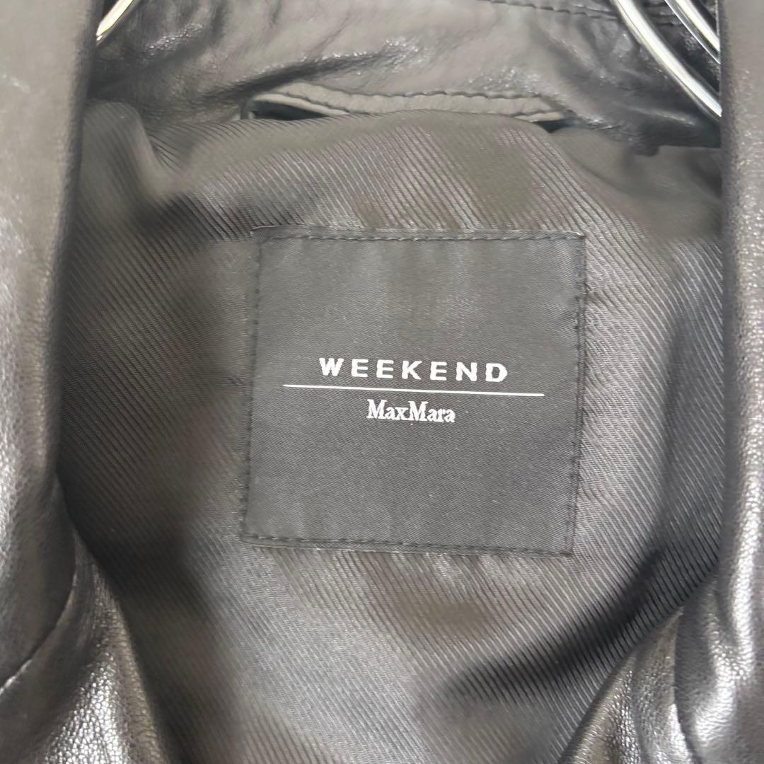 MaxMara✨未使用級　ダブルライダース　ラムレザー　ダブルジップ　現行タグ