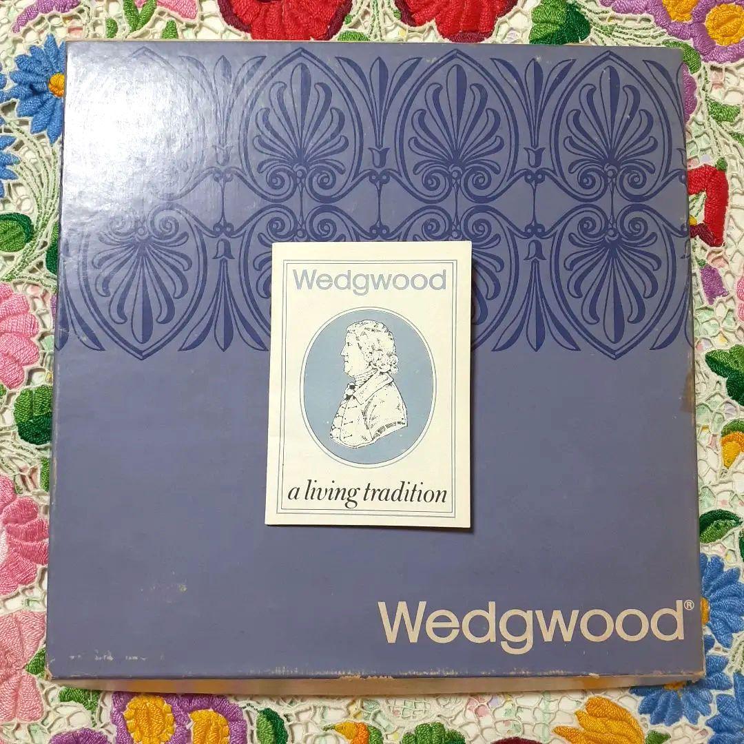 廃盤  ウェッジウッド ジャスパー ホワイト エンジェルプレート