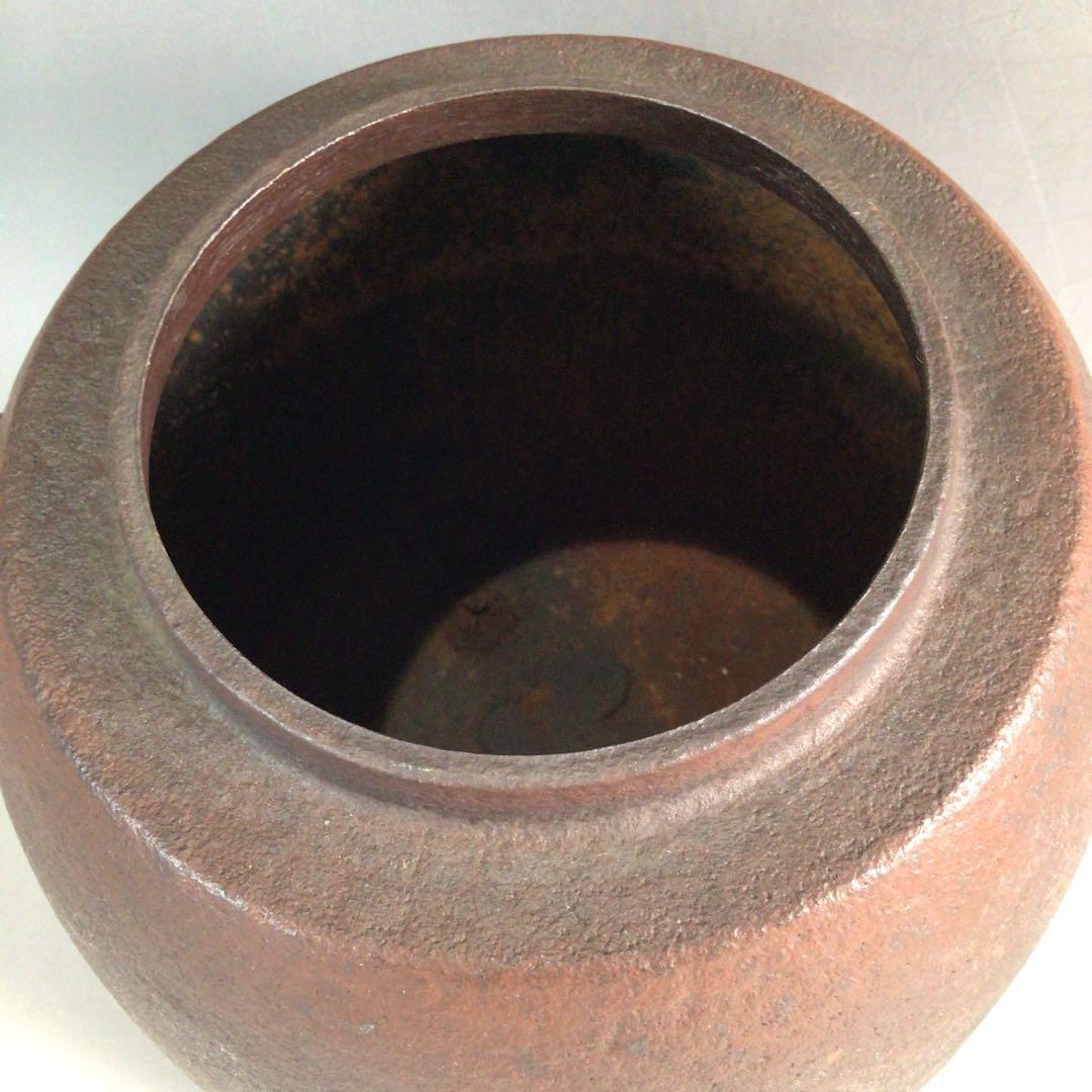 Ｐ２９３　茶釜　『人間国宝　高橋敬典造』『手取釜』　共箱　茶道具