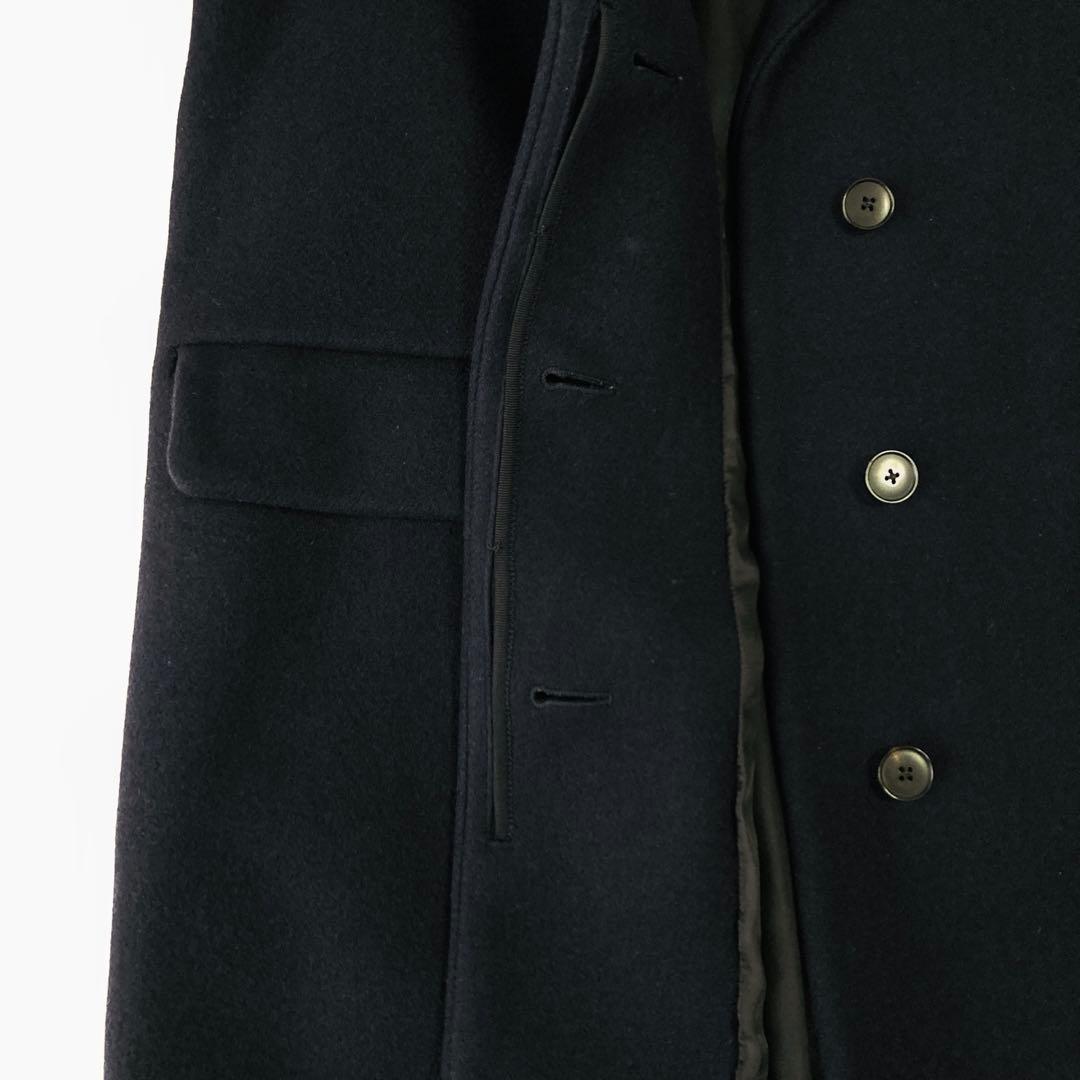 ドゥーズィエムクラス　イレーヴ　ウールチェスターコート　ロング丈　ネイビー