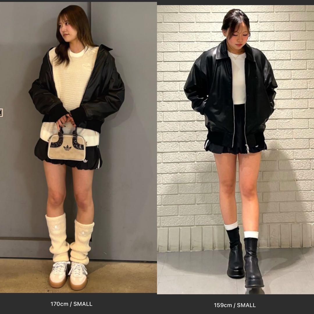 新品Ｓ】アディダスプレミアム エッセンシャルズ プレザー ボンバージャケット