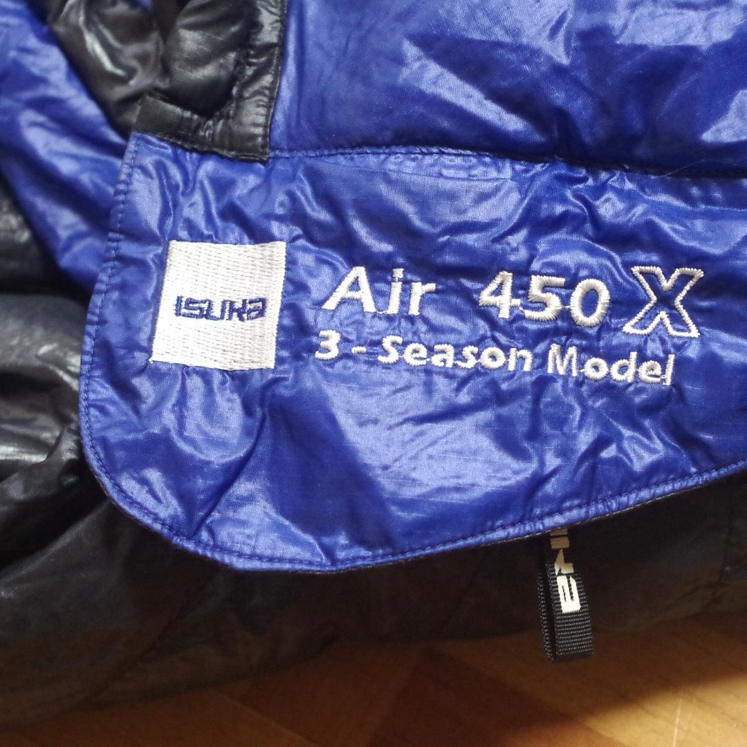 美品です！イスカ！ダウンシュラフ！エア450X 高品質800FP 即発送可能！