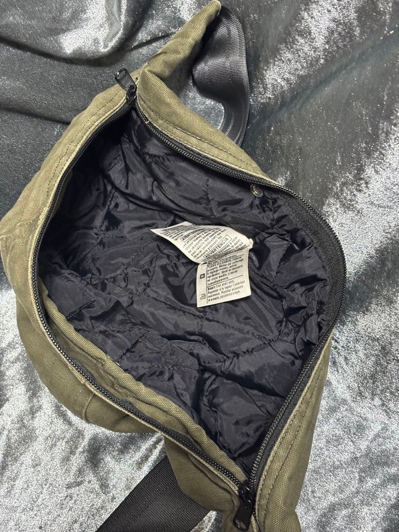 US 三軒茶屋 カーハート Carharttリメイク ウエストバッグ オリーブ