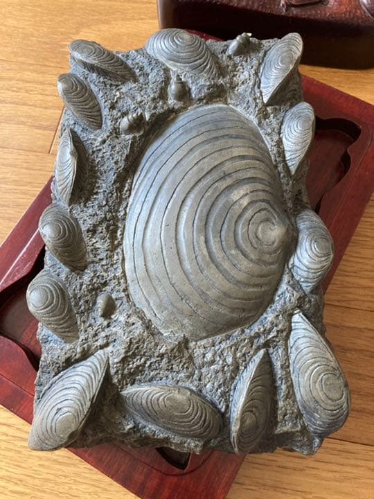 古い硯　木箱入り