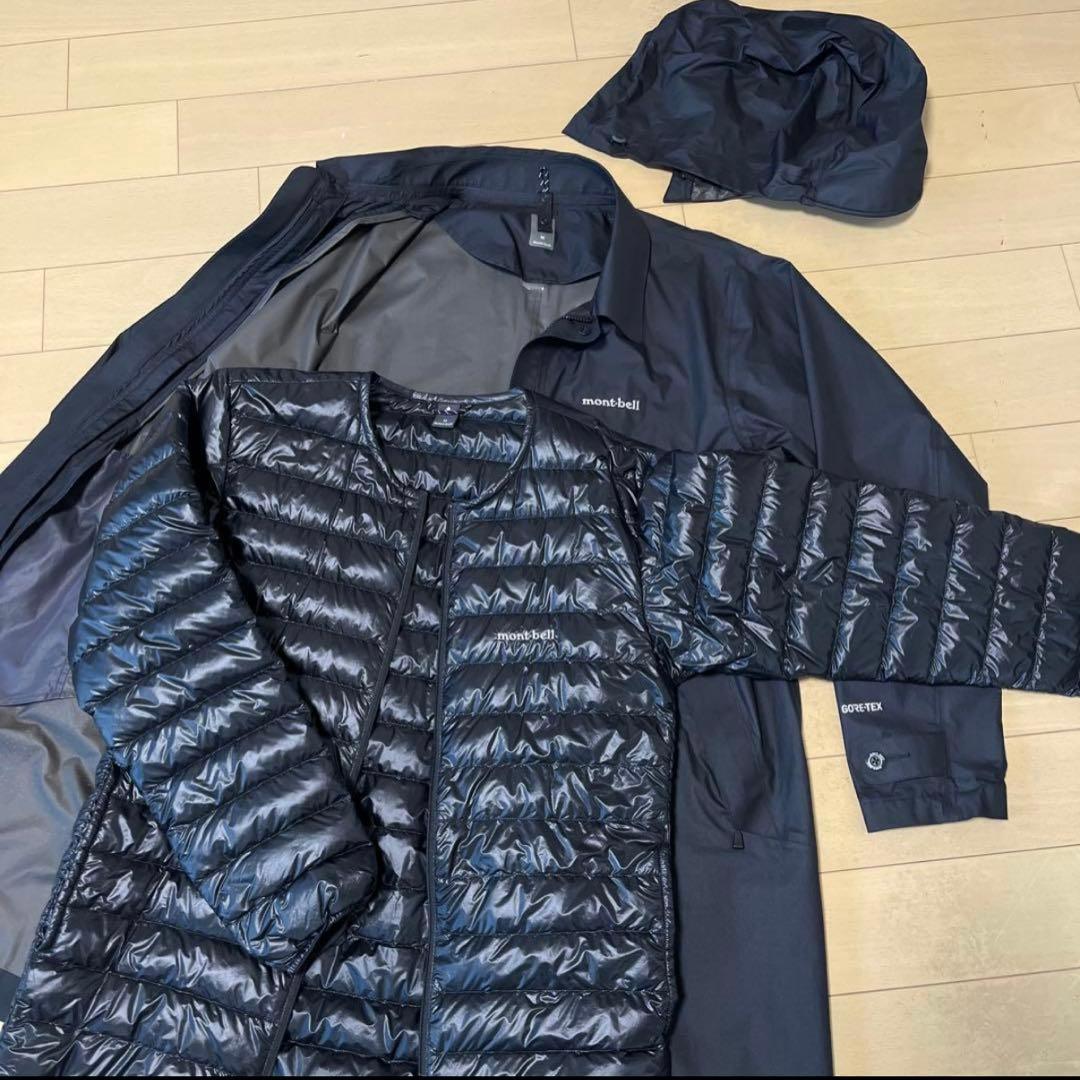 モンベル　3in1 トラベル ダウンコート　M ゴアテックス1101522